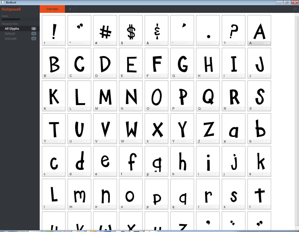 download the new BirdFont 5.4.0